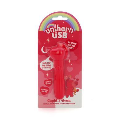 Вібратор-єдиноріжка Unihorn USB Bullet &ndash; Cupid's Beau, віброкуля, USB-зарядка, 10 режимів