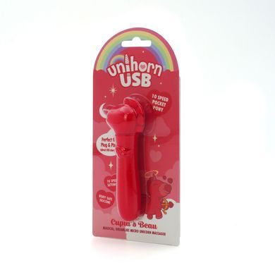 Вібратор-єдиноріжка Unihorn USB Bullet &ndash; Cupid's Beau, віброкуля, USB-зарядка, 10 режимів
