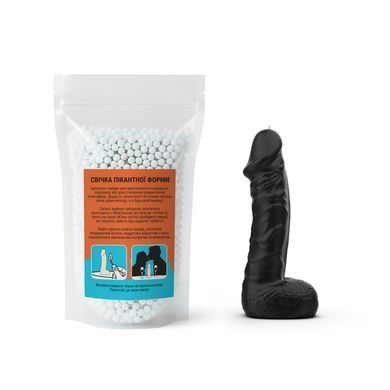 Свічка у вигляді члена Чистий Кайф LARGE Black