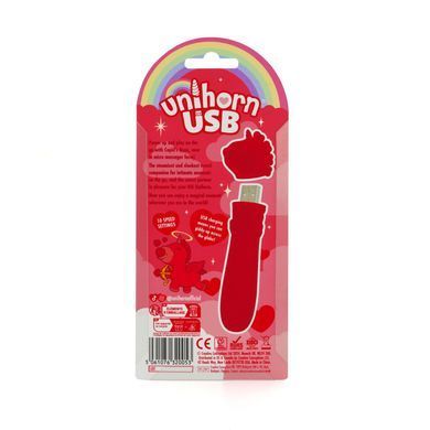 Вібратор-єдиноріжка Unihorn USB Bullet &ndash; Cupid's Beau, віброкуля, USB-зарядка, 10 режимів