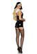 (SALE)Виниловый костюм монашки Leg Avenue Sinful Sister M, комбинезон, воротник, пояс, головной убор