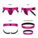 Трусы для страпона Strap-On-Me Leatherette Harness Curious Fuchsia