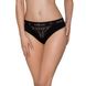 Трусики с широкой резинкой и кружевом Passion PS001 PANTIES M, black