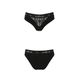 Трусики з широкою гумкою і мереживом Passion PS001 PANTIES M, black