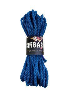Джутова мотузка для шибарі Feral Feelings Shibari Rope, 8 м синя
