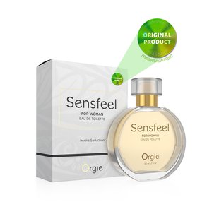 Женская туалетная вода SENSFEEL + афродизиак, 50 мл эффективная феромон-технология Orgie (Бразилия-Португалия)