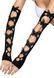 Митенки Leg Avenue Butterfly applique arm warmers Black, бабочки