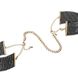 Наручники Bijoux Indiscrets Desir Metallique Handcuffs - Black, металеві, стильні браслети