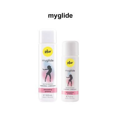Збуджувальний лубикант на водній основі pjur myglide 30 мл, із женьшенем, тепло+поколювання