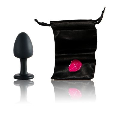 Анальная пробка Dorcel Geisha Plug Ruby L с шариком внутри, создает вибрации, макс. диаметр 4см