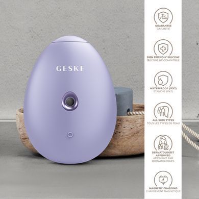 Електронний освіжувач для зволоження обличчя GESKE Facial Hydration Refresher 4в1 purple