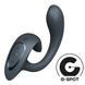 Вагінально-кліторальний вібратор Satisfyer G for Goddess 1 Dark Grey, 2 мотори