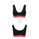 Спортивный топ на широких бретелях Passion PS003 TOP M, black