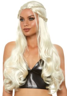 Перука Дейєнеріс Таргарієн Leg Avenue Braided long wavy wig Blond, платинова, довжина 81 см