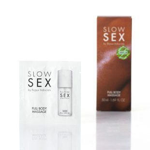 САШЕТ Гель-лубрикант для масажу всього тіла FULL BODY MASSAGE, 2 г. Slow Sex by Bijoux Indiscrets (Іспанія)