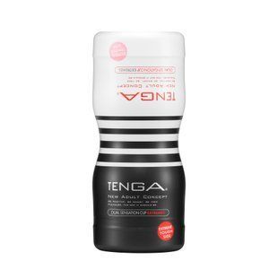 Мастурбатор Tenga Dual Sensation Cup EXTREMES, двосторонній, 2в1 &mdash; ніжна та жорстка стимуляція