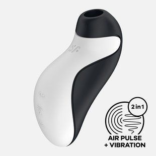 Вакуумний стимулятор для клітора з вібрацією, Orca Satisfyer (Німеччина)