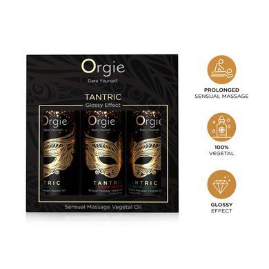 Набор масел для тантрического массажа Orgie &ndash; Tantric Mini Size Collection (3х30 мл), увлажнение