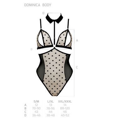 Боди Passion DOMINICA BODY L/XL, black