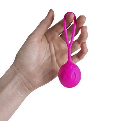 Вагінальні кульки Adrien Lastic Geisha Lastic Balls M&iacute;a Magenta (L), діаметр 4 см, маса 42 г