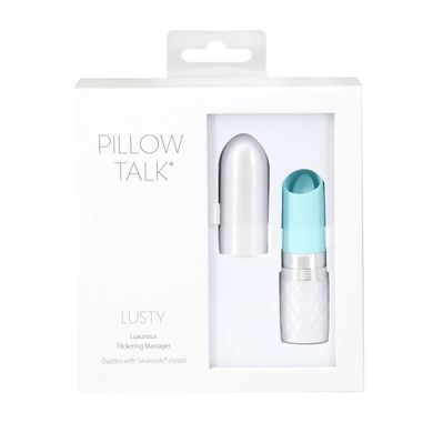 Вибратор Pillow Talk Lusty Luxurious Flickering Massager - Teal