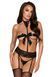 Комплект Kissable Bondage Kiss Set Black S/M