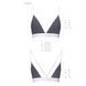 Спортивный топ с двойными бретелями Passion PS007 TOP L, dark grey