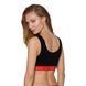 Спортивный топ на широких бретелях Passion PS003 TOP S, black