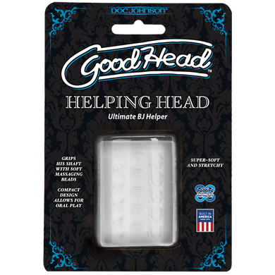 Мастурбатор Doc Johnson GoodHead - Helping Head ULTRASKYN, супер помогалочка для минета