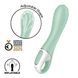 Вібратор точки G Satisfyer Air Pump Vibrator 3, надувається, 12 режимів вібрації