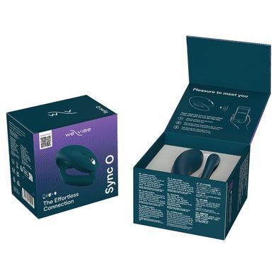 Смарт-вибратор для пар We-Vibe Sync O Velvet Green, пульт ДУ