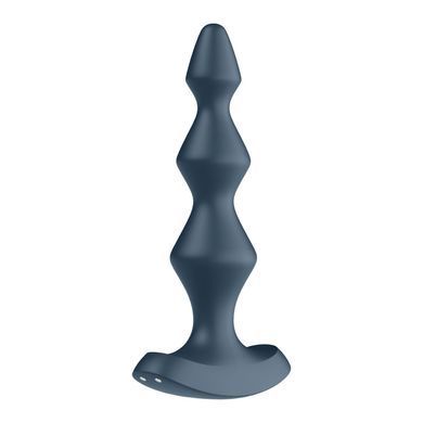 Анальний стимулятор-намистини з двома моторами Satisfyer Lolli-Plug 1 Dark teal