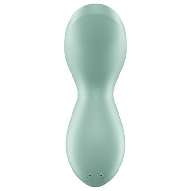 Вібратор для клітора з перлинною стимуляцією Satisfyer Exciterrr Mint, 2 незалежні мотори