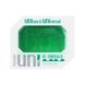 Унисекс-стимулятор Tenga UNI Emerald, зеленый, с геометрическим рельефом, лубрикант в комплекте