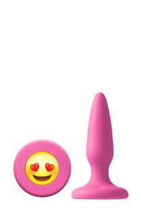 Анальна пробка NS Novelties MOJIS ILY PINK