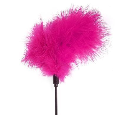 Щекоталка с пером индюка Art of Sex &ndash; Feather Paddle, темно-розовая