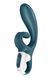 Смарт вібратор-кролик Satisfyer Hug Me Bluegrey, 2 мотори, діаметр 4,2см, широка кліторальна частина