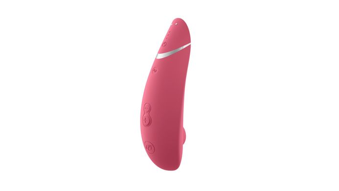 Вакуумный клиторальный стимулятор Womanizer Premium 2 - Raspberry, функции Autopilot и Smart Silence