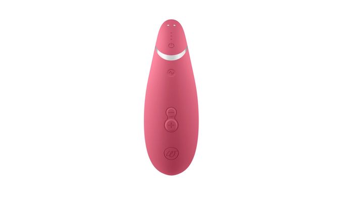 Вакуумный клиторальный стимулятор Womanizer Premium 2 - Raspberry, функции Autopilot и Smart Silence