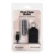Вибропуля PowerBullet First-Class Bullet 2.5&Prime; with Key Chain Pouch, Silver, 9 режимов вибрации