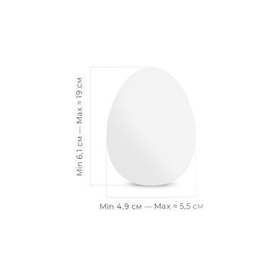 Мастурбатор-яйце Tenga Egg Wind із зиґзаґоподібним рельєфом