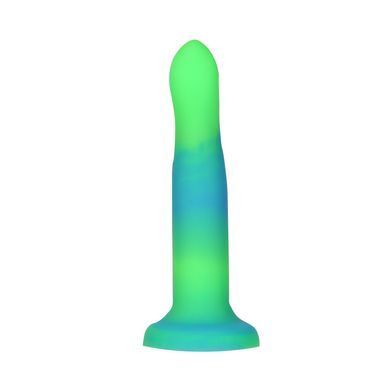 Фалоімітатор, що світиться в темряві, ADDICTION Rave 8&Prime;, Glow in the Dark Dildo Blue Green, 20,3 см