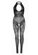 Бодістокінг Leg Avenue Rhinestone Lace and Net Bodystocking OS Black