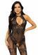 Бодістокінг Leg Avenue Rhinestone Lace and Net Bodystocking OS Black
