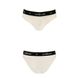 Трусики з широкою гумкою і мереживом Passion PS001 PANTIES XL, ecru