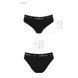 Трусики-сліпи з бавовни з еластаном Passion PS004 PANTIES M, black