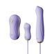 Набор 3в1 Zalo &ndash; UNICORN Set Violet, виброяйцо, пульсатор, вакуумный стимулятор