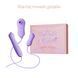 Набор 3в1 Zalo &ndash; UNICORN Set Violet, виброяйцо, пульсатор, вакуумный стимулятор