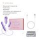 Набор 3в1 Zalo &ndash; UNICORN Set Violet, виброяйцо, пульсатор, вакуумный стимулятор