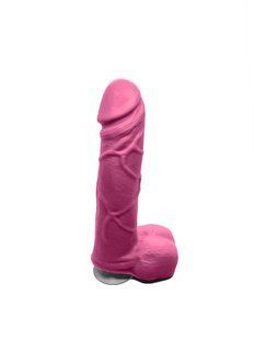 Мило у формі пеніса Чистий Кайф Pink size M, крафтове мило-член, натуральне